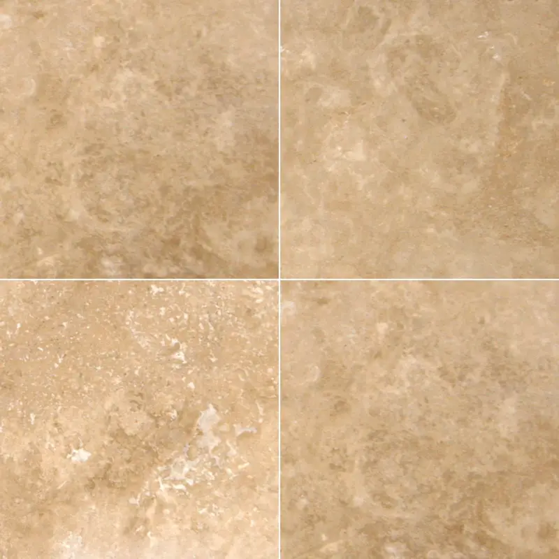 MSI Surfaces Floor Tiles Natural Stone Pavers Tuscany Walnut Tumbled 8" x 8"