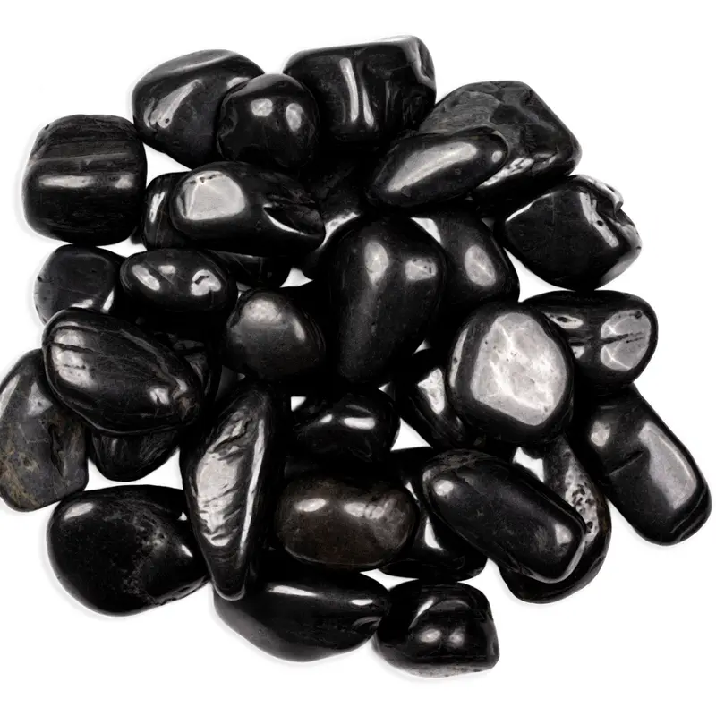 MSI Surfaces Large River Stone Piedra Black 40 lb