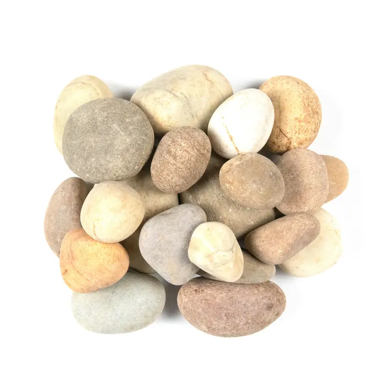 MSI Surfaces Large River Stones Piedra Pebbles Niagara Yellow Natural 40 lb