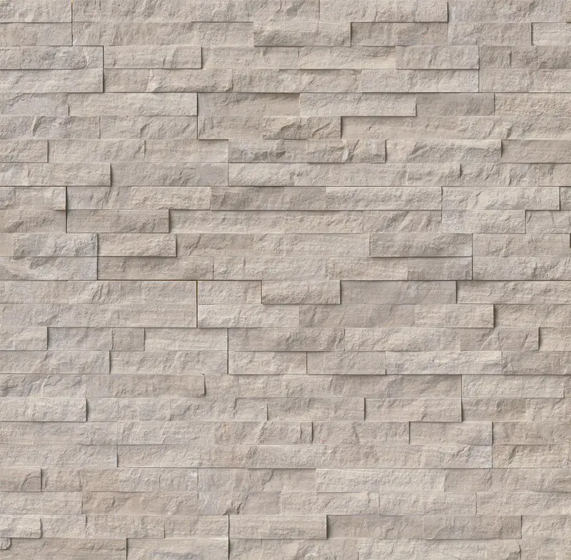 MSI Surfaces Wall Tiles Gray Oak Splitface 6" x 24"