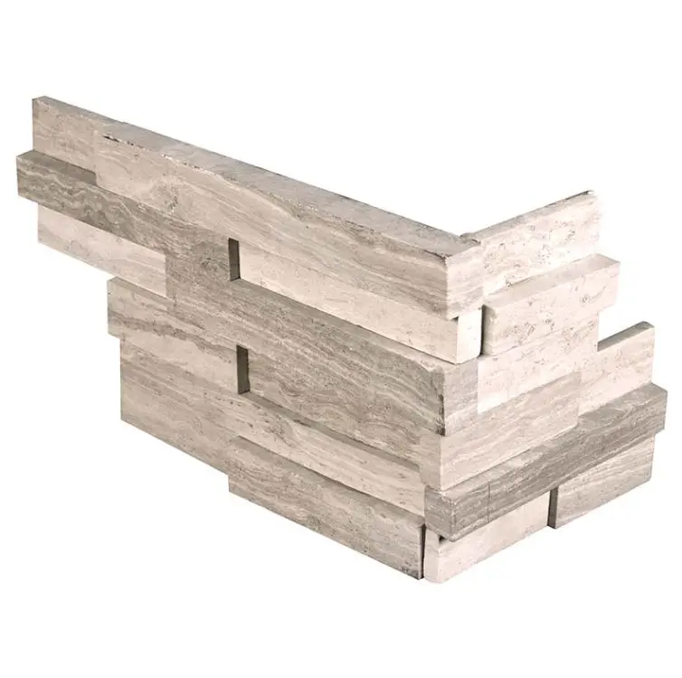 MSI Surfaces Wall Tiles RockMount White Oak 3D Honed 6" x 18"