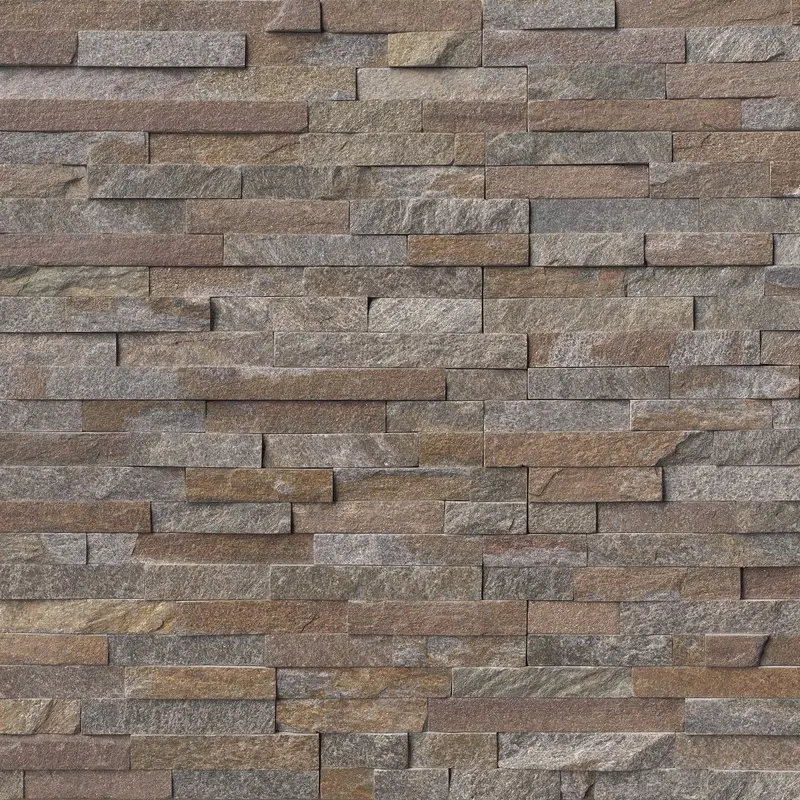 MSI Surfaces Wall Tiles Amber Falls Orange Splitface 6" x 24"