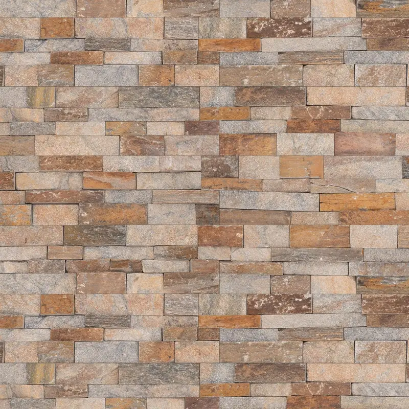 MSI Surfaces Wall Tiles Canyon Creek Brown Splitface Corner 6" x 12" x 6"