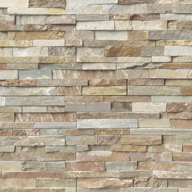 MSI Surfaces Wall Tiles Golden White Gold Splitface Corner 6" x 12" x 6"