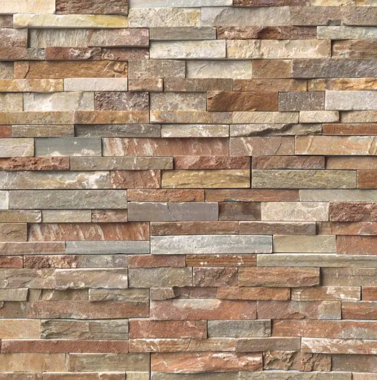 MSI Surfaces Wall Tiles RockMount Golden White Splitface 6" x 24"