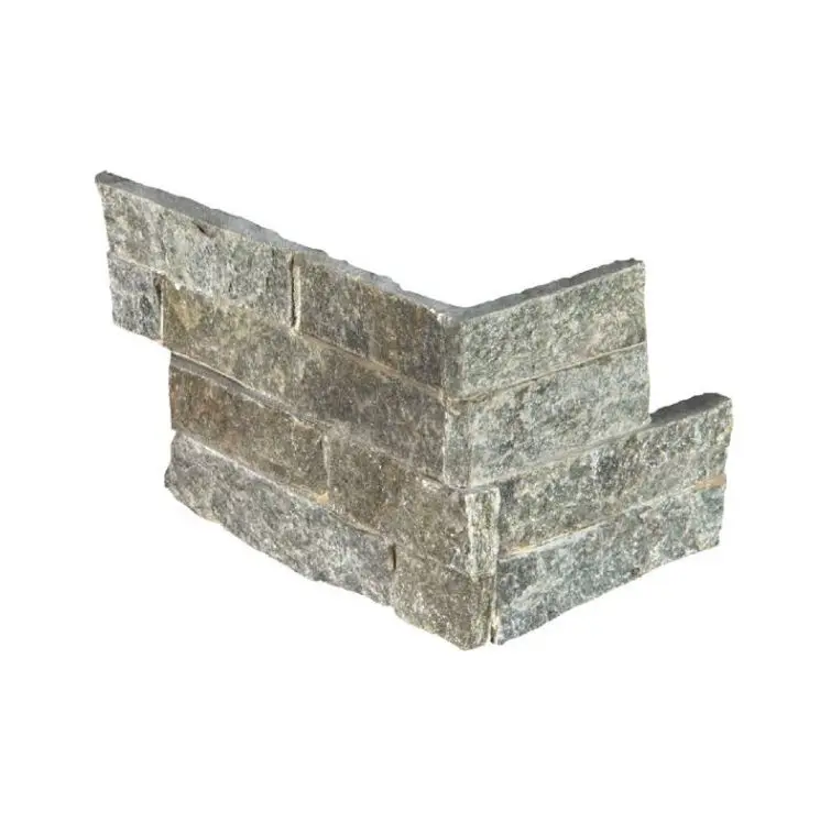 MSI Surfaces Wall Tiles RockMount Sage Green Splitface Corner 6" x 18"