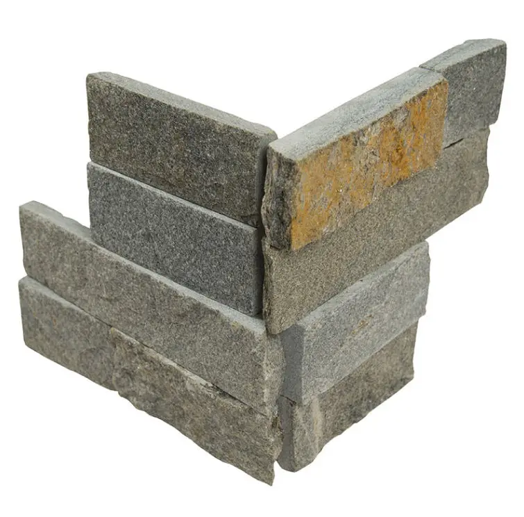 MSI Surfaces Wall Tiles RockMount Sedona Grey Splitface Corner 6" x 6"