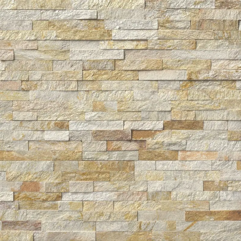 MSI Surfaces Wall Tiles Sparkling Autumn Gold Splitface 6" x 24"