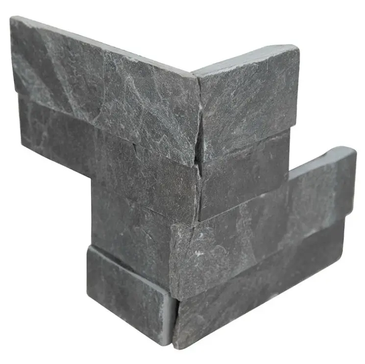 MSI Surfaces Wall Tiles RockMount Premium Black Mini Splitface 4-1/2" x 9"