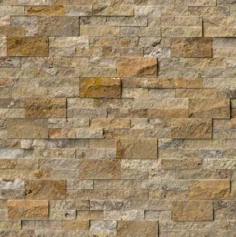 MSI Surfaces Wall Tiles RockMount Tuscany Scabas Splitface 6" x 24"