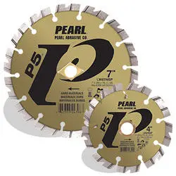 Pearl Abrasive - Hard Material Saw Blade with Diamond Segments P5 4-1/2"