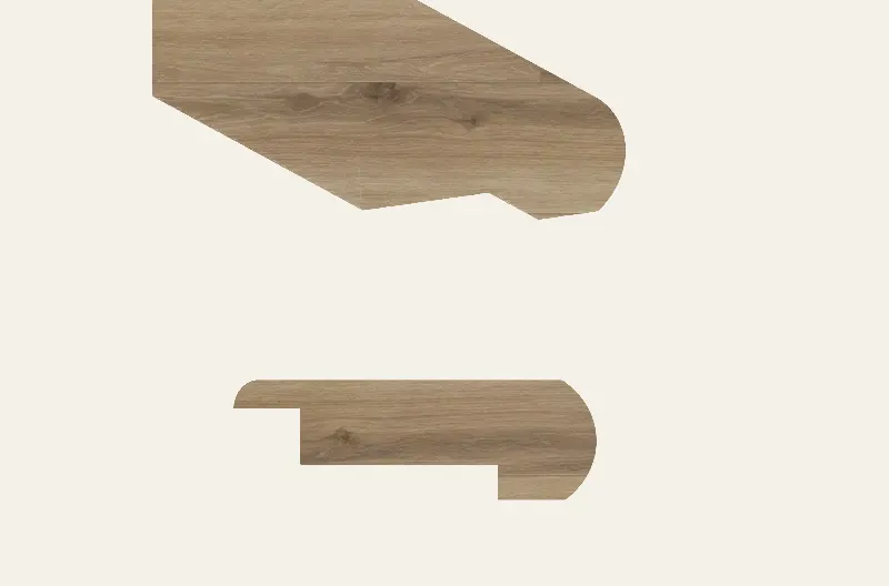 Beaulieu Vinyl HydraLuxe Rigid Tidal Nature Blackstone Flushmount Round Stair Nose 94-1/2"