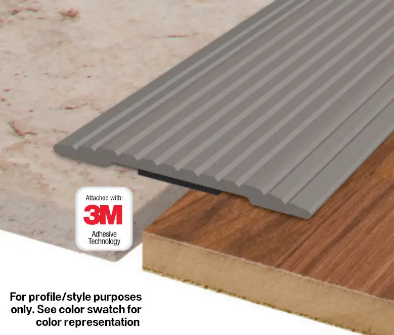 M-D PRO - Cinch Seam Cover, Satin Silver 3/32" x 1 9/32" x 3'