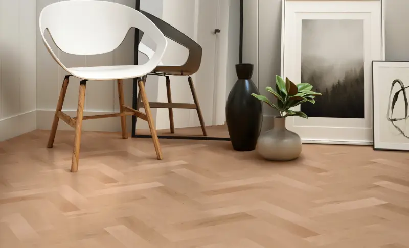 Hard Maple Herringbone - Hush