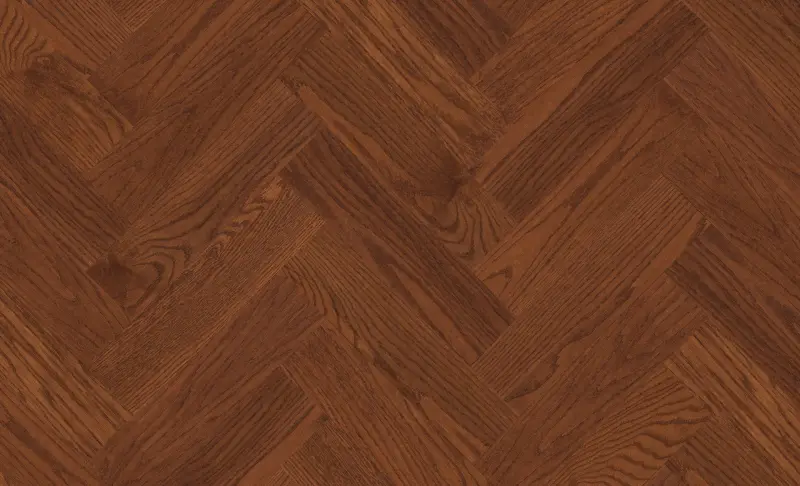 Red Oak Herringbone - Amaretto