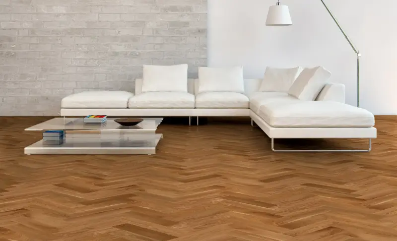 White Oak Herringbone - Natural