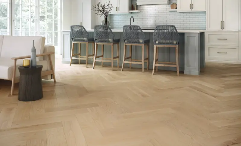 White Oak Herringbone - Naked