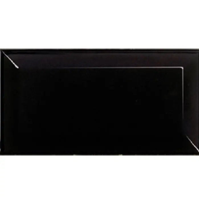 Centura Wall Tiles Metro Black Polished 4" x 8"