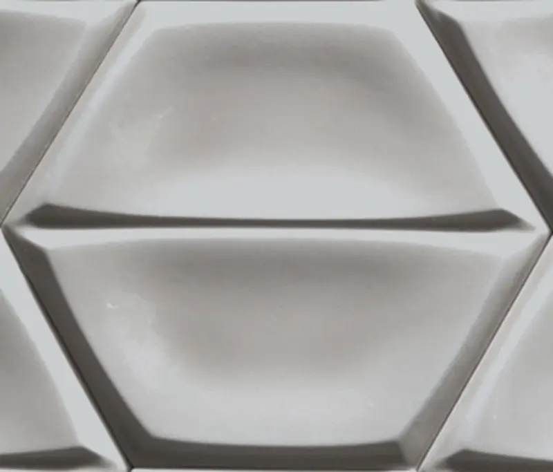 Italbec Wall Tiles Magnolia Smoke Glossy 6" x 7"