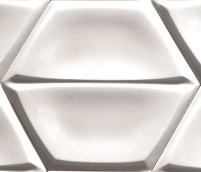 Italbec Wall Tiles Magnolia White Glossy 6" x 7"