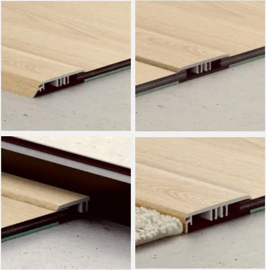 Torlys Smart Floors Vinyl 4-in-1 Moulding Eldorado Multi-purpose Molding 1-3/4" x 78-3/4"