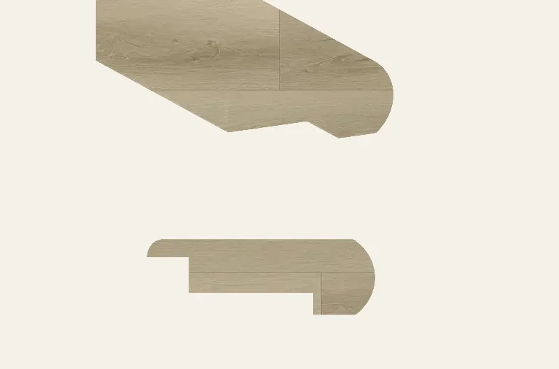 Fuzion Vinyl Dynamix Hardcore 3DGE Nordic Wolf Square Stair Nose 94-1/2"