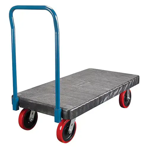 Tenaquip - Plastic Platform Truck with Polyurethane Wheels - 48" x 24"