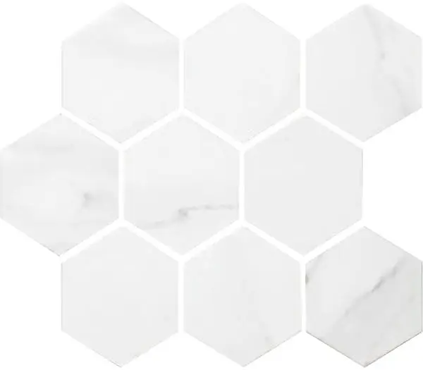 Centura Mosaic Miki - InkJet Mosaics Carrara White Matte 10" x 12"