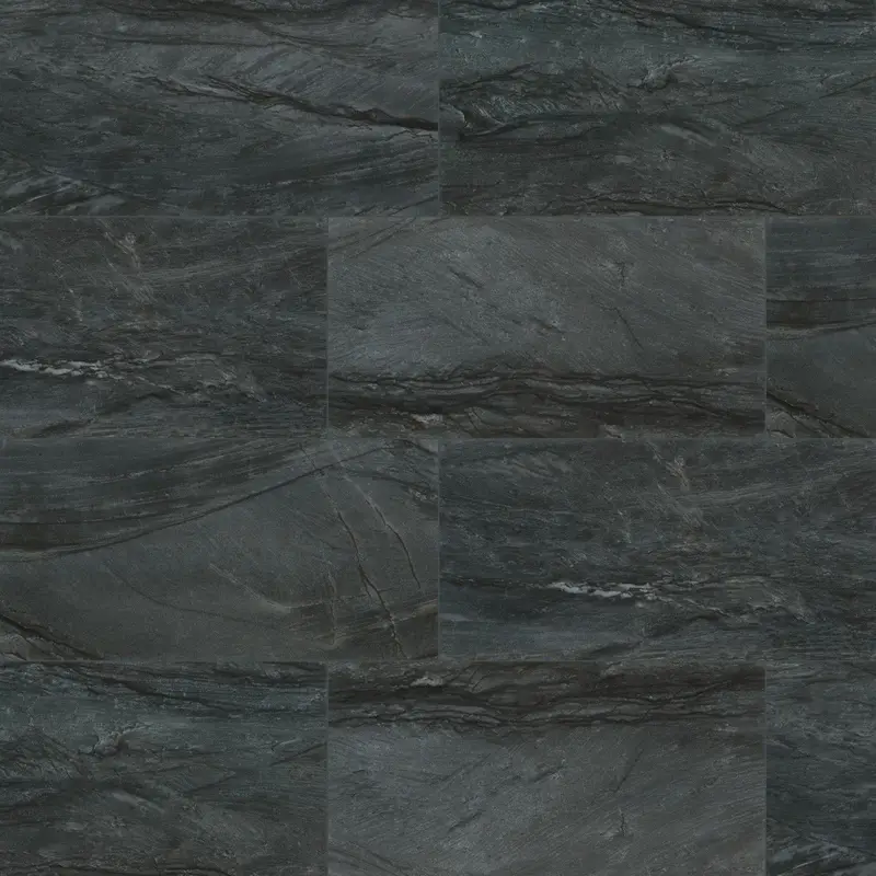 MSI Surfaces Floor Tiles Durban Anthracite Black Polished 12" x 24"