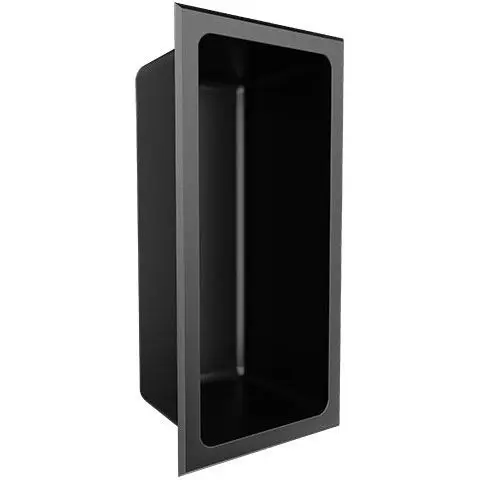 Nautika - Shower Niche without Shelves Stainless Steel Black 6" x 12"