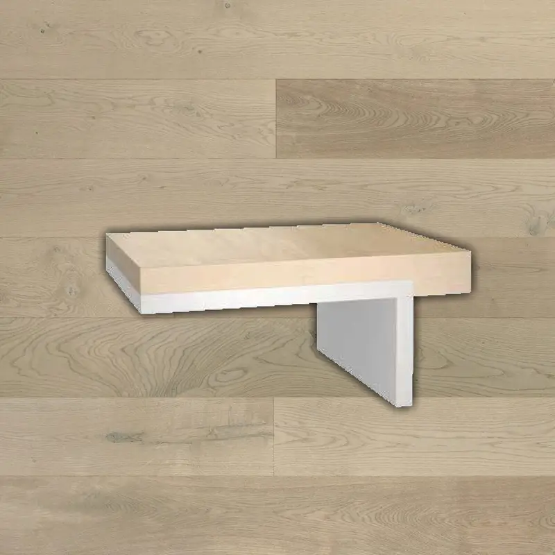 Lauzon Collection Engineered Hardwood Crema Ultra-Matte Square Stair Nosing European White Oak 84"