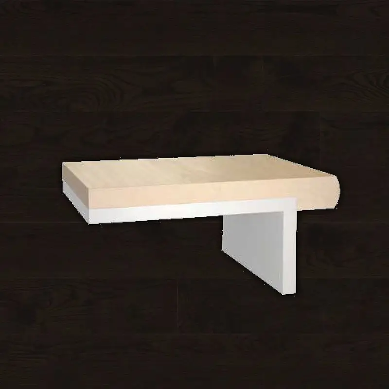 Lauzon Collection Engineered Hardwood Black Cape Ultra-Matte Round Stair Nosing European White Oak 84"
