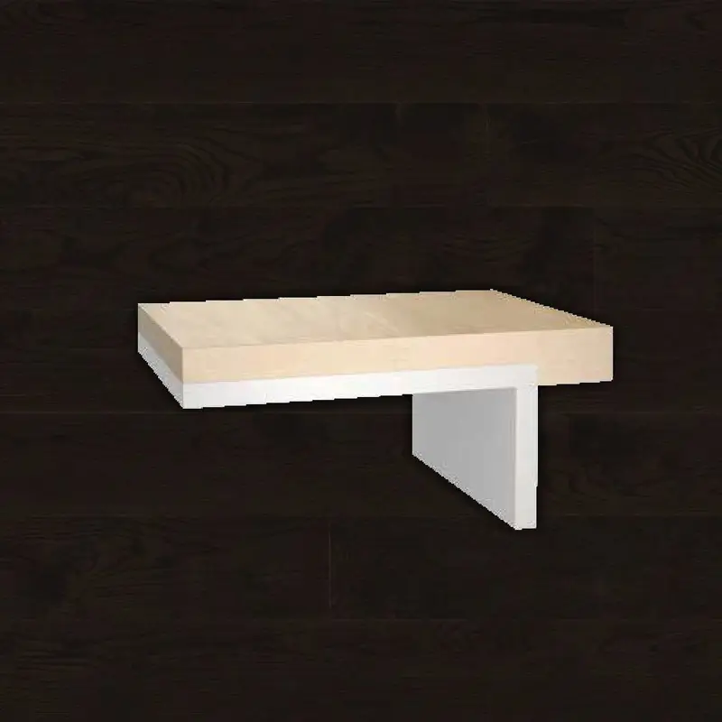 Lauzon Collection Engineered Hardwood Black Cape Ultra-Matte Square Stair Nosing European White Oak 84"