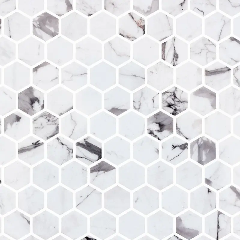Italbec Mosaic Onix Hex Fosco 1" x 1"