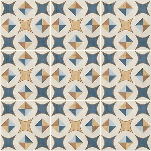 Centura Floor Tiles Patchwork Color 04 Matte 8" x 8"