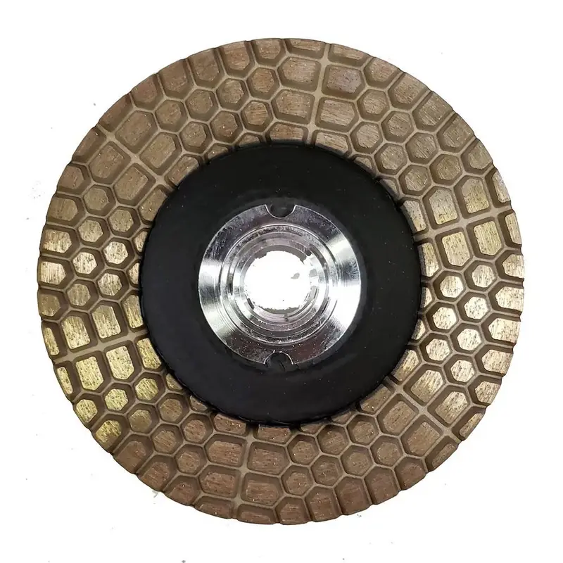 Piranha - Cup Wheel Fiber Cup with Alligator Segment Fine Grit 4"