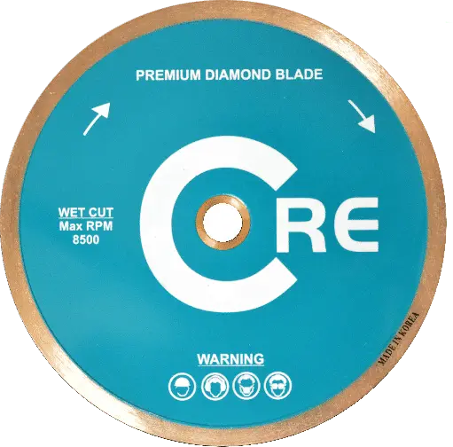 Core Abrasives - Continuous Rim Blade PAGCR-G for Glass 7"