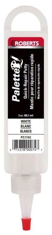 Roberts - Floor Rpair Kit Palette Quick-Repair Putty White 3 oz