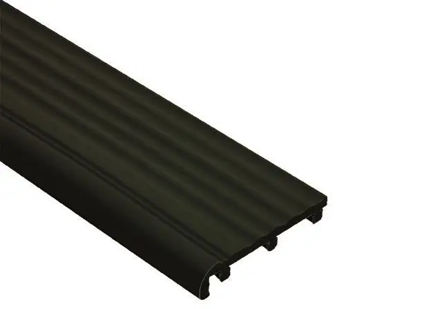 Schluter - TREP-B Replacement Tread - PVC Plastic Black 2-1/8" (52 mm) x 9' 10"
