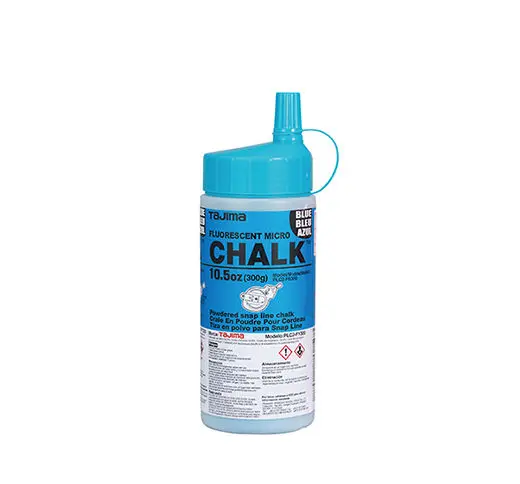 Tajima Permanent Snap Line Marking Powder Fluorescent Micro Chalk Blue 10.5 oz