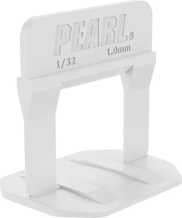 Pearl Abrasive - Leveling Clips PLS White 1/32" (Pack of 2000)