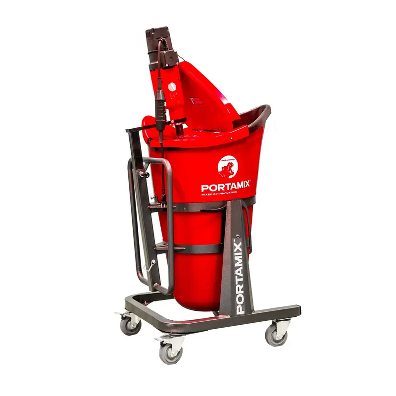 Portamix - Corded Grout Mixing Station Mega Hippo Gen I 1800W 110V with Helix Mixing Paddles 9-1/4"