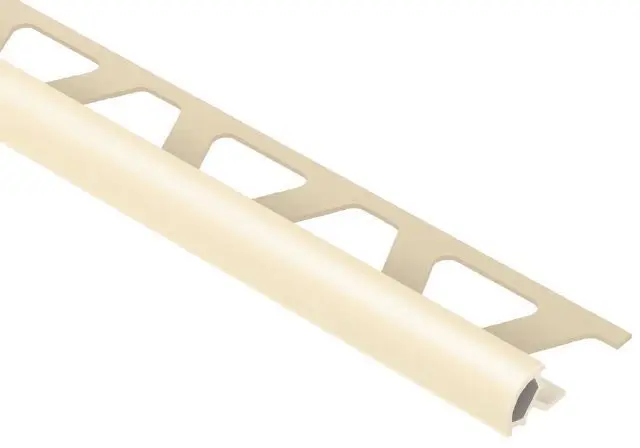 Schluter - RONDEC Bullnose Trim - PVC Plastic Sand Pebble 7/16" (11 mm) x 8' 2-1/2"