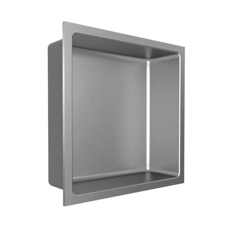 Fusion - Shower Niche Stainless Steel 12" x 12"