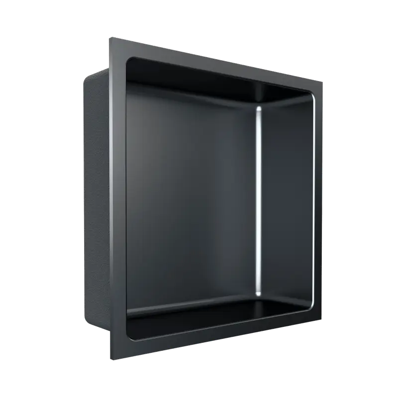 Fusion - Shower Niche Stainless Steel Nano 12" x 12"