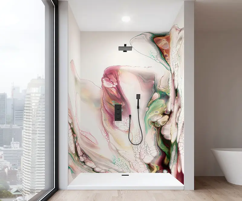 Muraluxe - Shower wall kits Proselect - Alcove (3 panels) - 127 Glossy - 32", 48", 32" x 96"