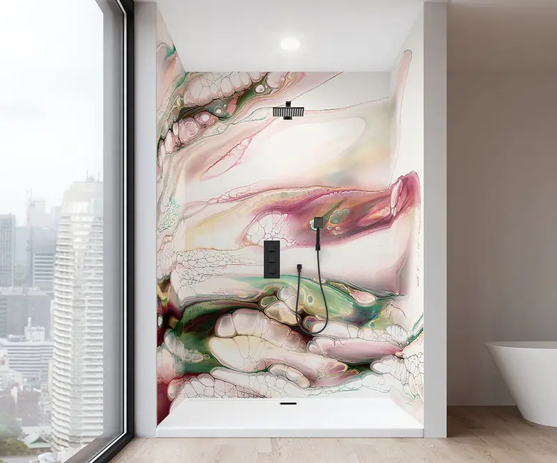 Muraluxe - Shower wall kits Proselect - Alcove (3 panels) - 127 Matte - 32", 48", 32" x 96"
