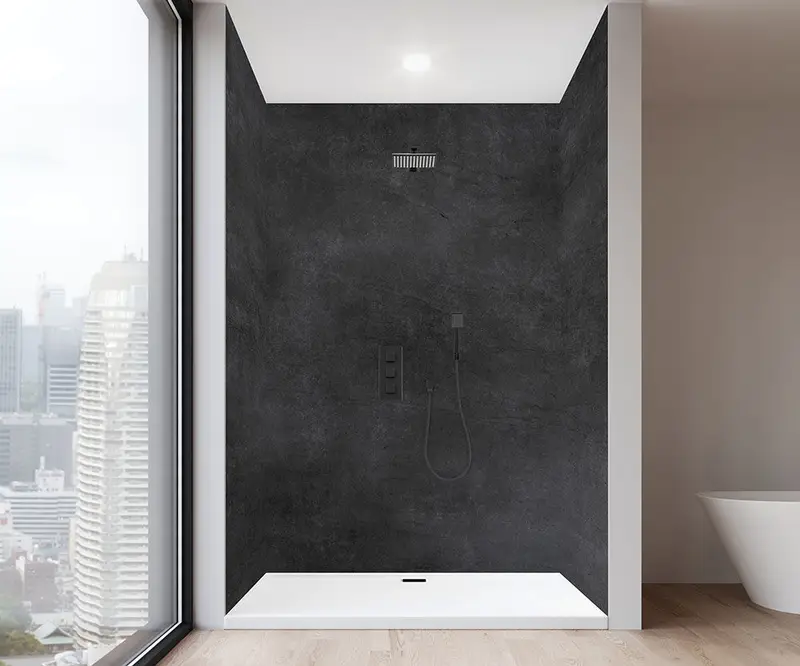 Muraluxe - Shower wall kits Proselect - Alcove (3 panels) - 215 Glossy - 32", 48", 32" x 96"