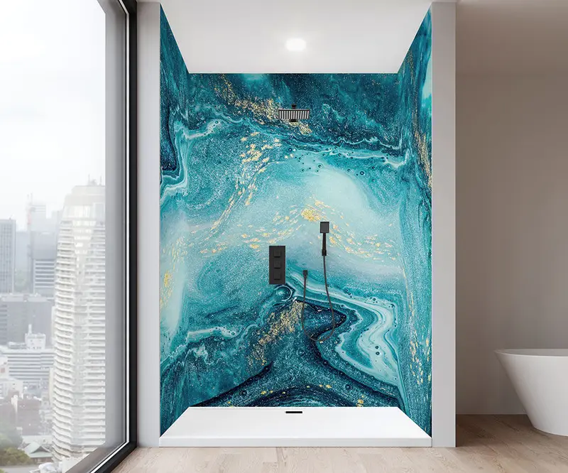 Muraluxe - Shower wall kits Proselect - Alcove (3 panels) - 107 Satin - 32", 60", 32" x 96"