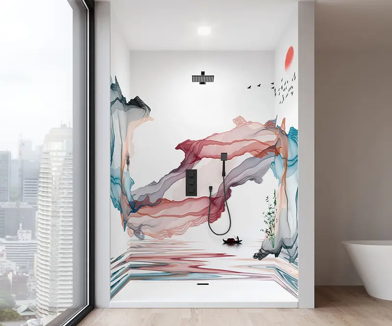 Muraluxe - Shower wall kits Proselect - Alcove (3 panels) - 121 Satin - 32", 60", 32" x 96"
